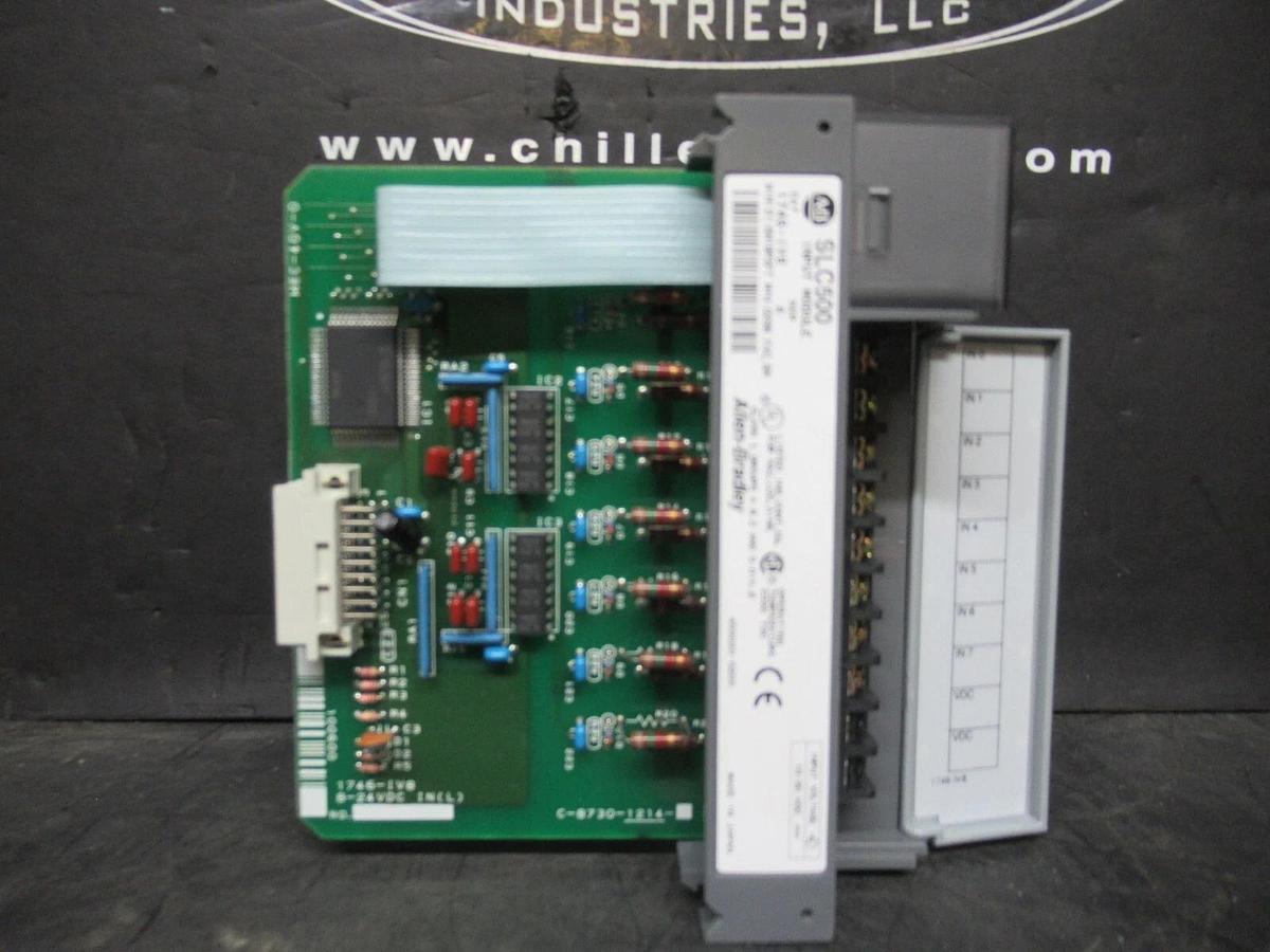 Used ALLEN BRADLEY SLC-500 INPUT MODULE 1746-IV8 SER. A **WARRANTY INCLUDED**