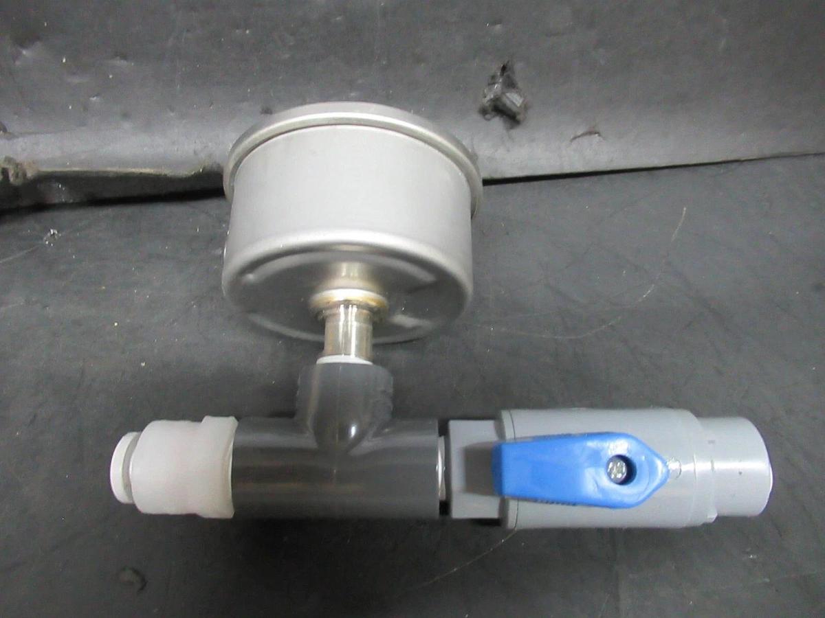 NEW SURPLUS PRESSURE GAUGE 316L-SS 0-100 PSI **WARRANTY INCLUDED**