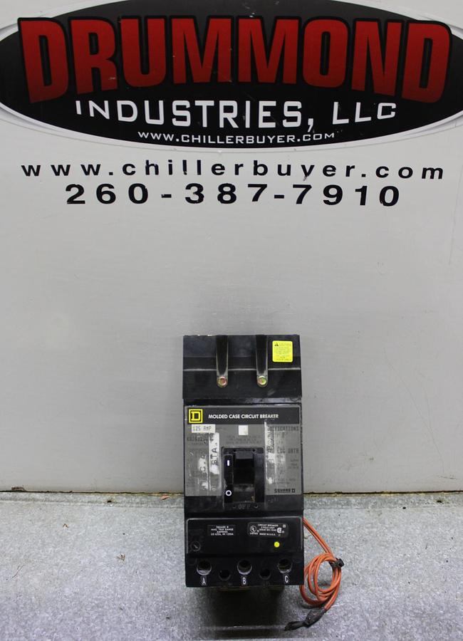 Used SQUARE D I-LINE CIRCUIT BREAKER KA36200 200 AMP 600 VOLT 3-POLE