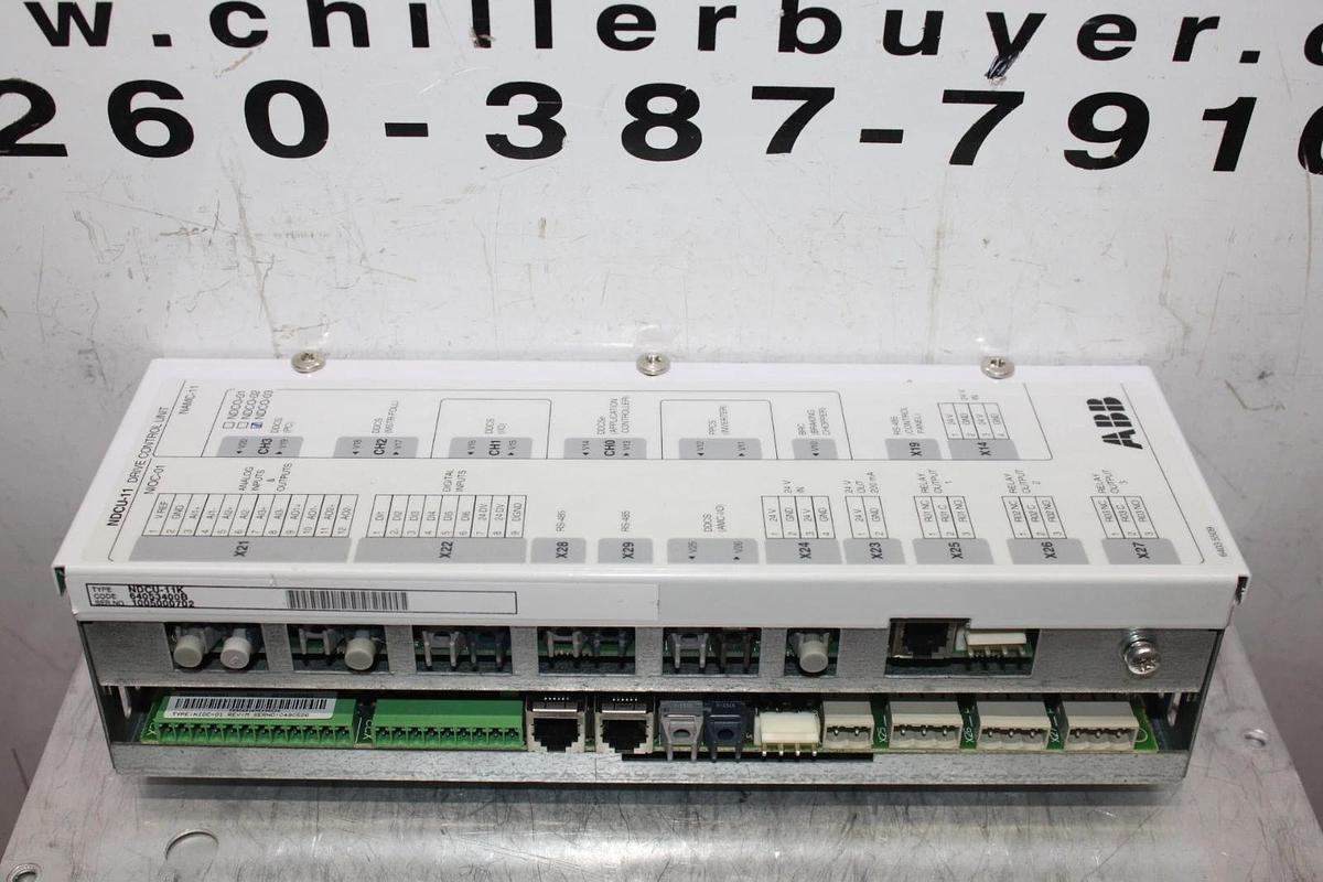 Used ABB VFD CONTROL UNIT NDCU-11K 64053400B **WARRANTY INCLUDED**