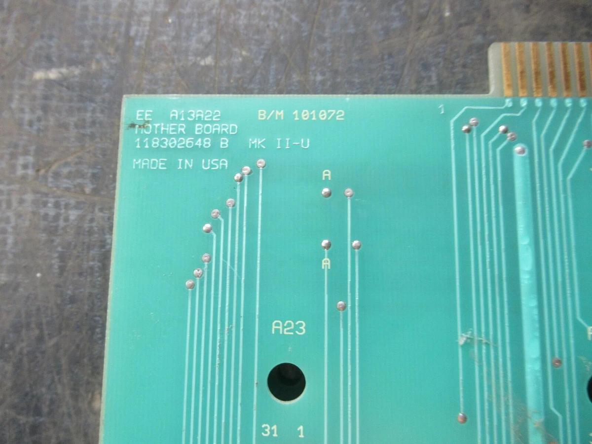 Used EXIDE EE MOTHER BOARD CHASSIS CIRCUIT BOARD 118302648 REV B 1010737117-A A13A22