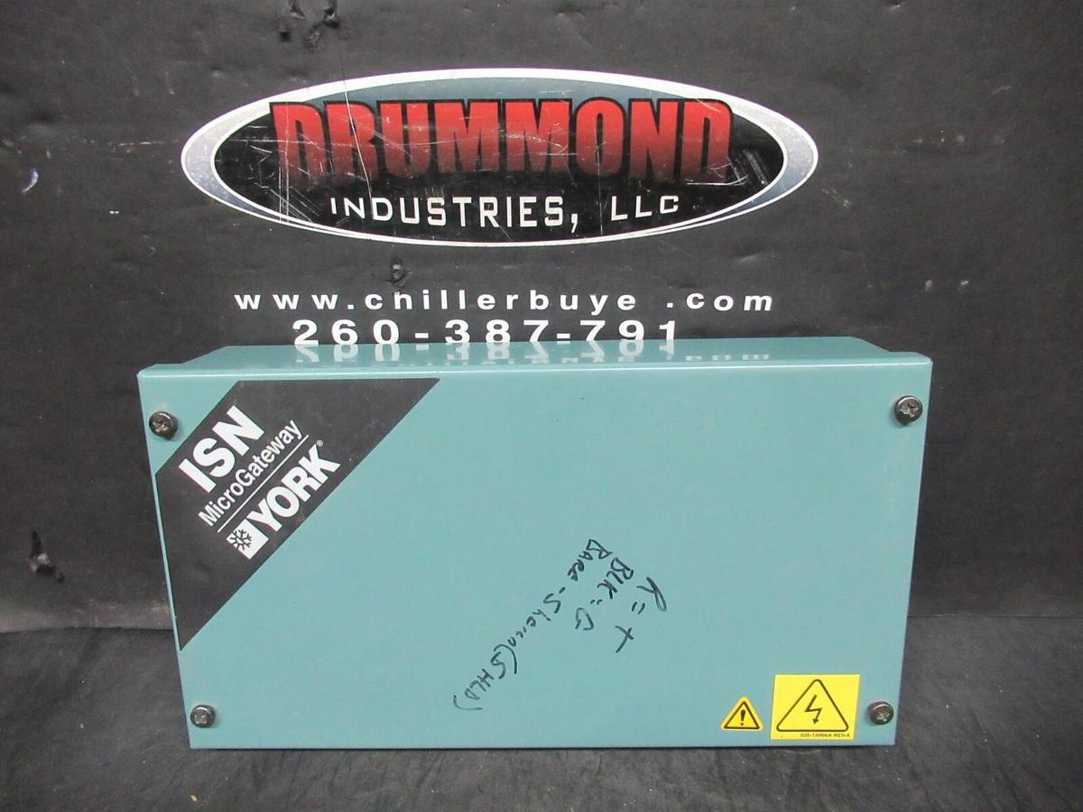 Used YORK INTEGRATED SYSTEMS NETWORK II MICROGATEWAY 371-02592-101 110 VOLT 20 VA
