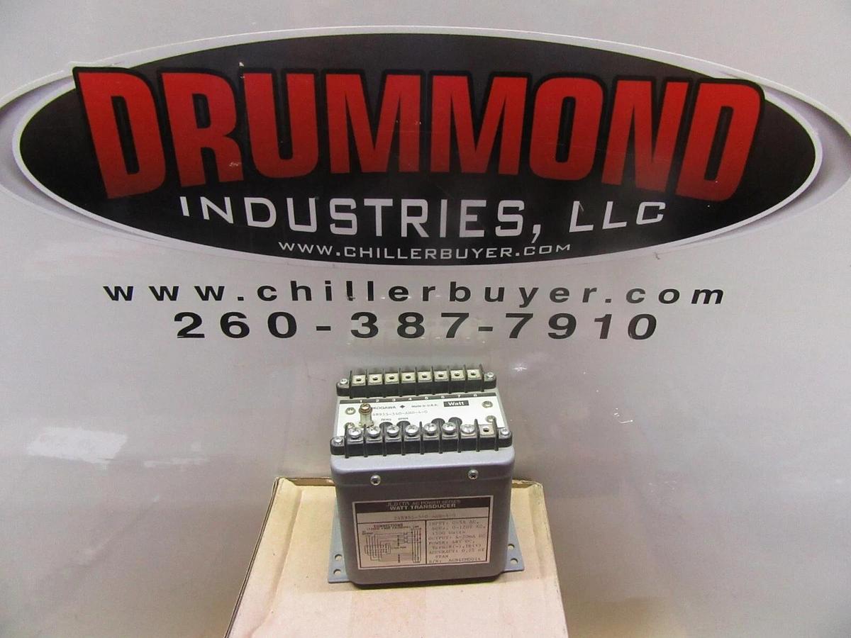 Used YOKOGAWA JUXTA WATT TRANSDUCER 248955-540-AHD-4-0 120 VAC 1500 WATT 4-20 mA
