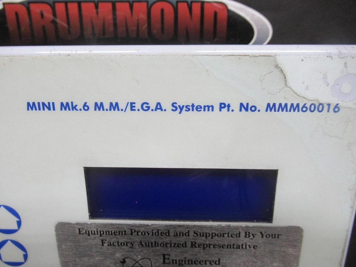 Used AUTOFLAME MM/EGA SYSTEM MM60016 MK. 6 230 VAC 45 W COMBUSTION MANAGEMENT SYSTEM