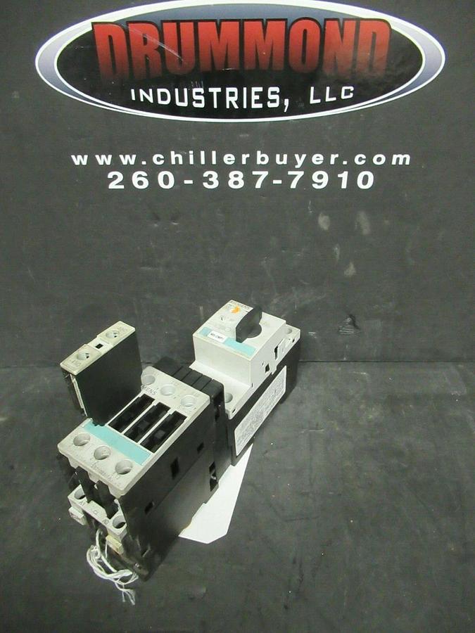 Used SIEMENS MANUAL MOTOR START 3RV1021-4BA10 600 VAC 20 AMP 20 HP