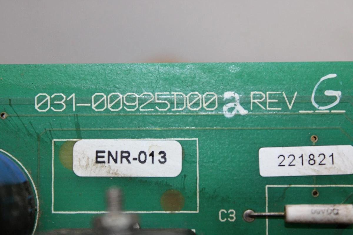 Used YORK HVAC CHILLER STARTER CIRCUIT BOARD 031-00925D002 REV. G *WARRANTY INCLUDED*