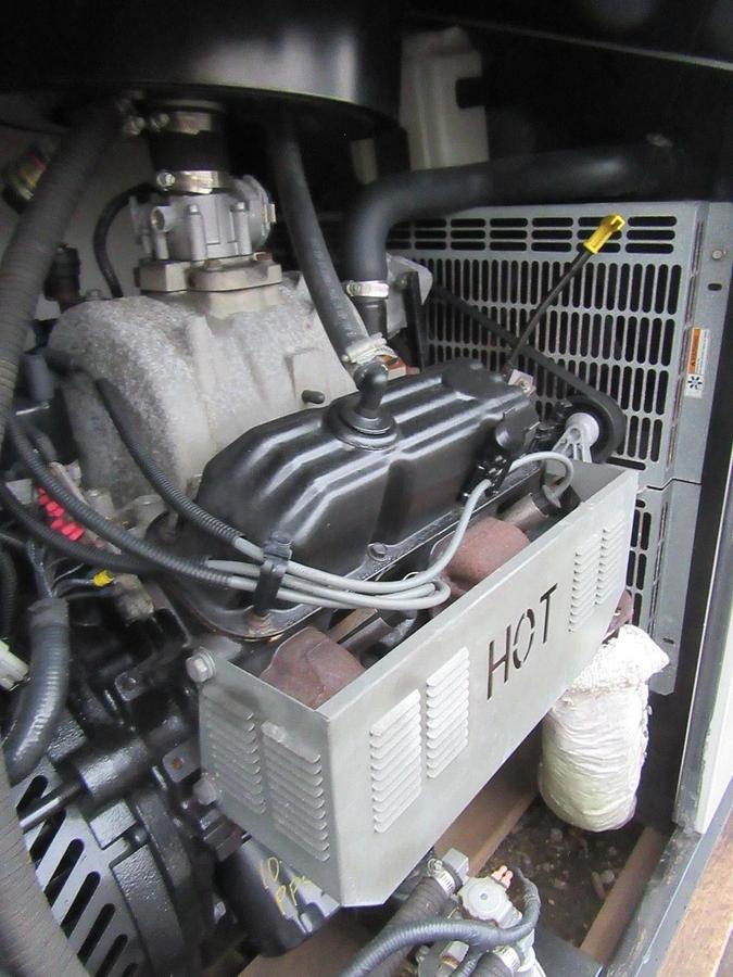 Used 30 KW GENERATOR GENERAC NATURAL GAS LP PROPANE 120/240V 1 PH SG030 66 HRS VIDEO