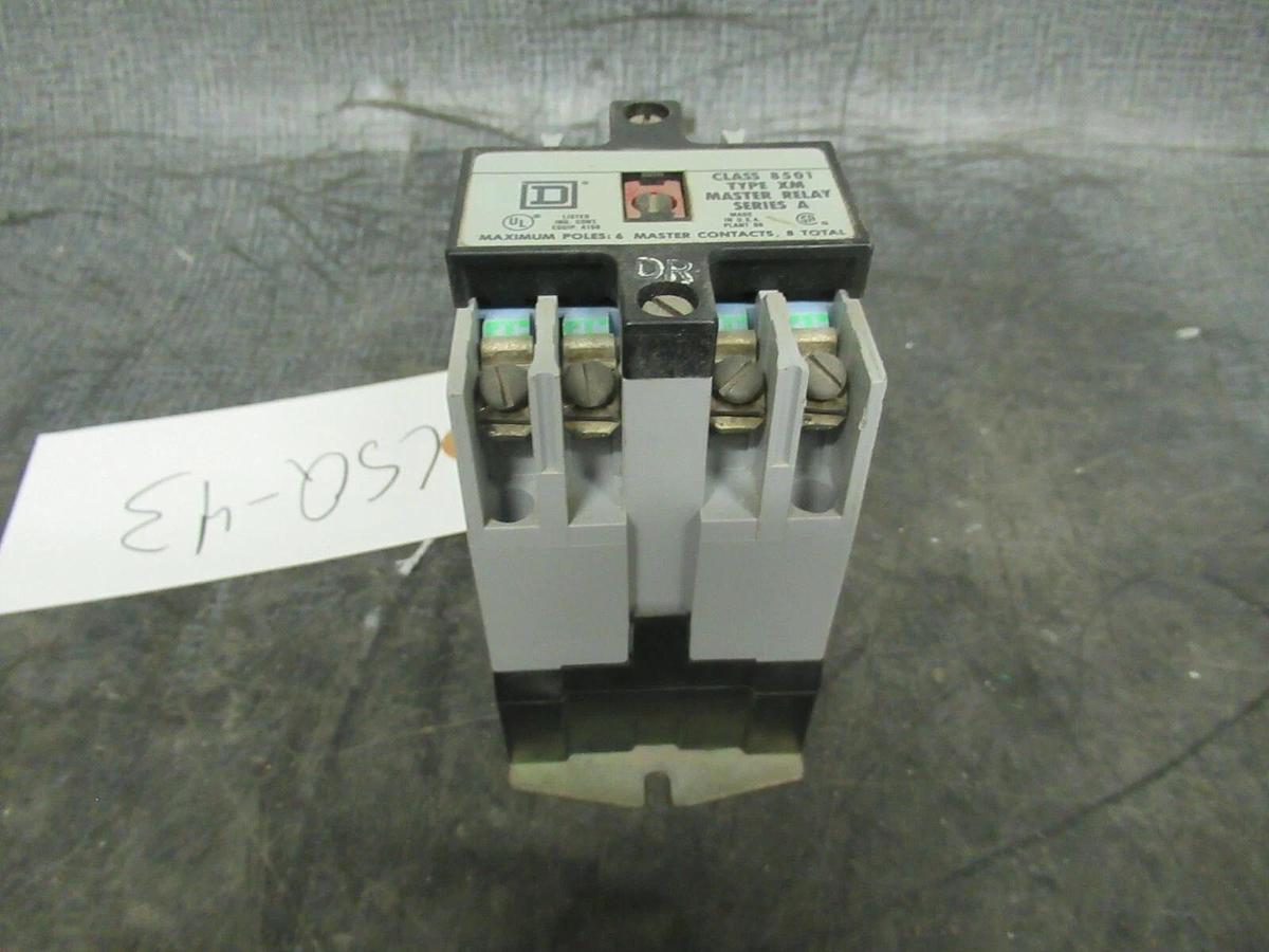 Used SQUARE D INDUSTRIAL CONTROL RELAY 8501 XMO-40 **WARRANTY INCLUDED**