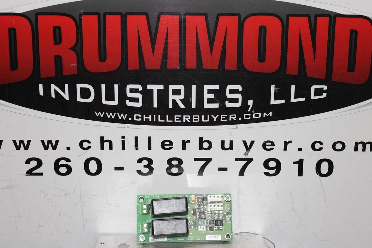 Used TRANE HVAC UCP3 DUAL TRIAC OUTPUT X13650734-05 REV. E 6400-1124-03 REV. B