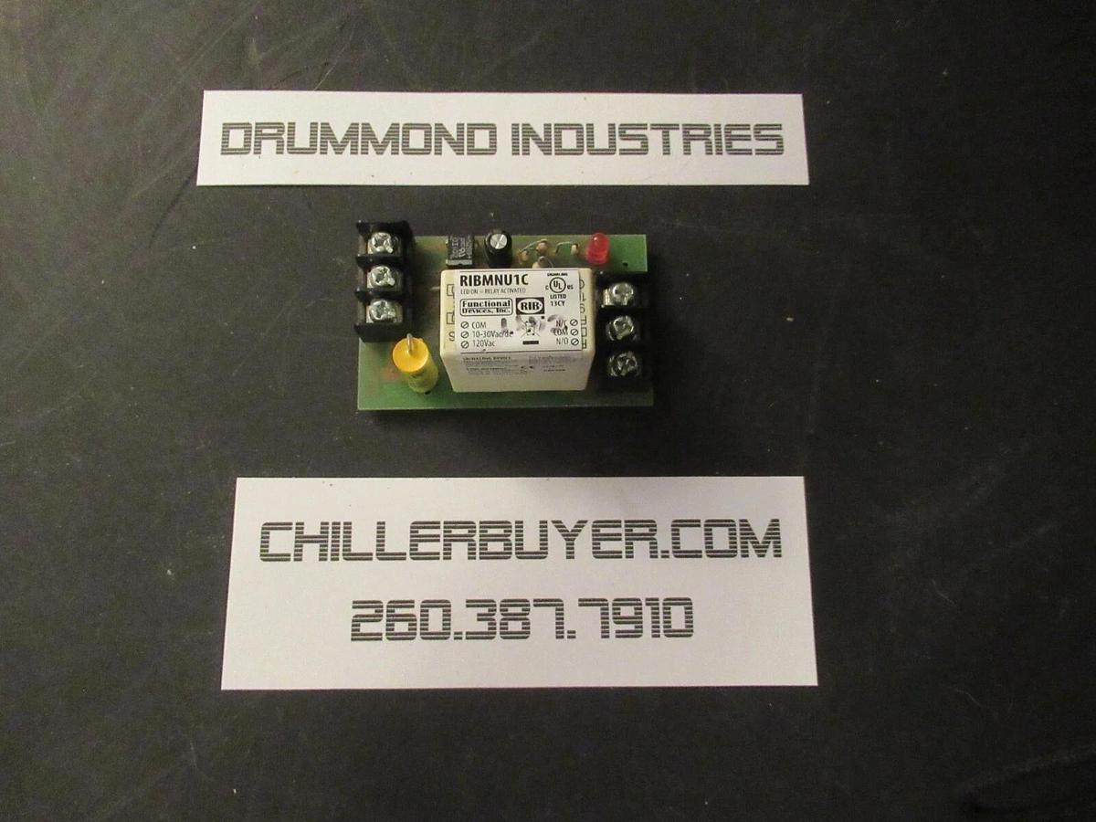 Used FUNCTIONAL DEVICES RELAY CIRCUIT BOARD 680963A RIBMNU1C **WARRANTY INCLUDED**