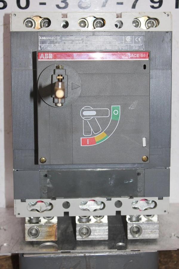 Used ABB MOLDED CASE SWITCH S6H-D 600 AMP 600 VAC 3-POLE S6H **WARRANTY**