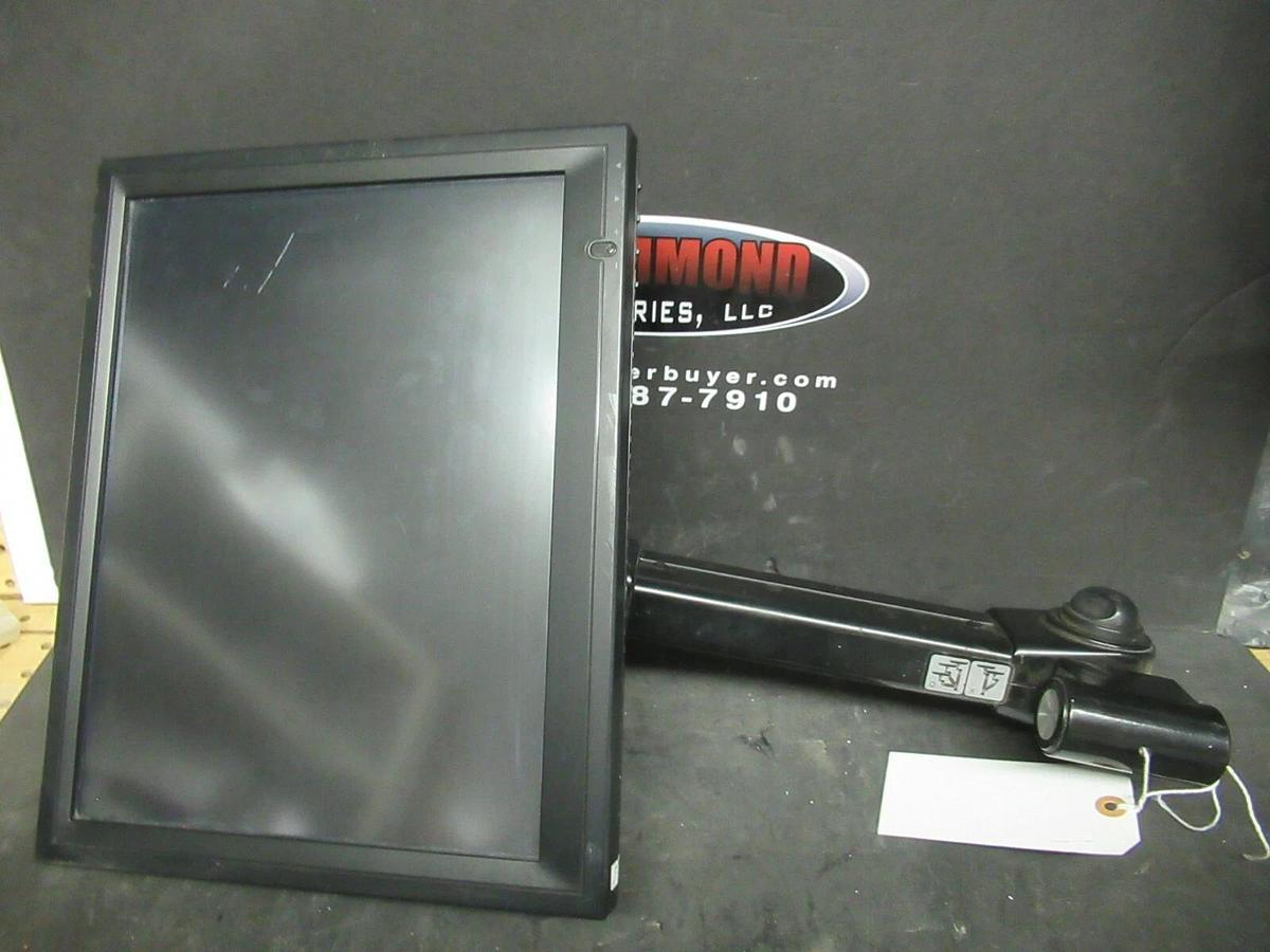 GVISION LCD MONITOR P15BX-OB-9CB2-AU47B-MQ04-A 12 VDC 3 AMP **TOUCH SCREEN**