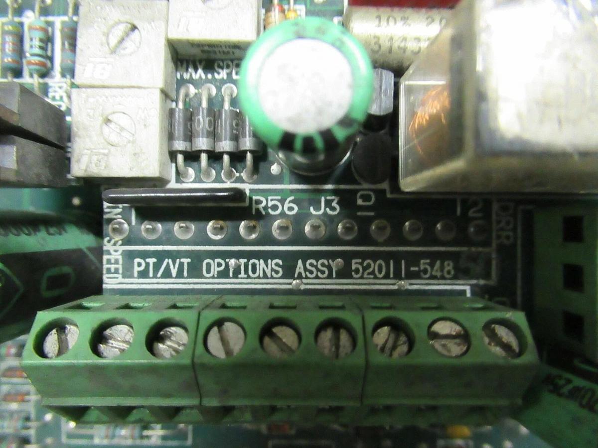 Used SQUARE D MAIN CONTROL BOARD 52011-395 REV L PCA-1-0 52011-394-01 REV E WARRANTY