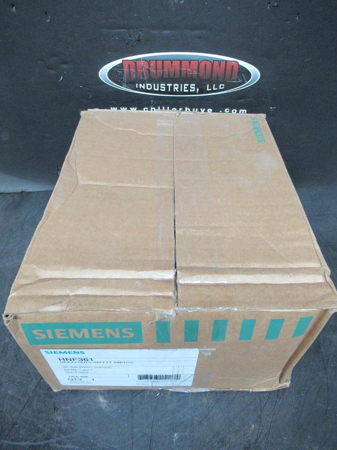 NEW IN BOX SIEMENS HEAVY DUTY FUSIBLE SAFETY SWITCH HNF361 600 VAC 30 AMP