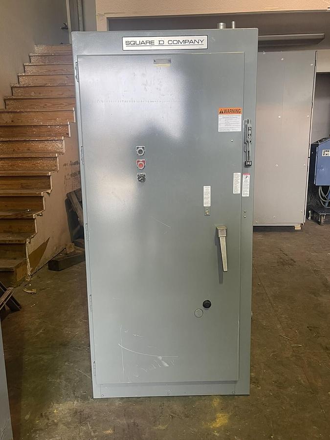 Used 40 HP SQUARE D REDUCED VOLTAGE STARTER 100 AMP SIZE 3 460 VOLT 8606SEG1HV81ACFF