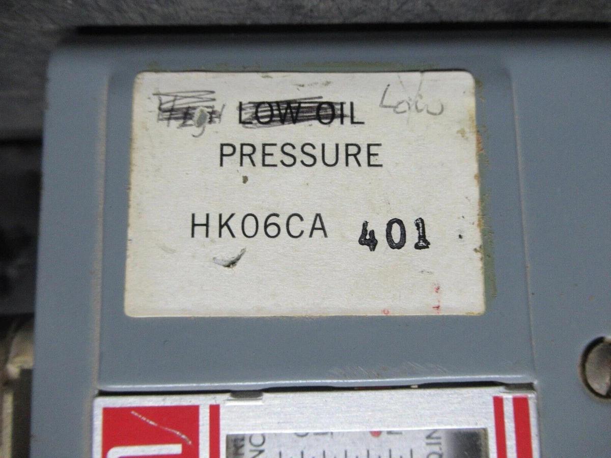 Used PENN DIFFERENTIAL PRESSURE CONTROL HK06CA401 / 274BP10 230 VAC 13.9 AMP