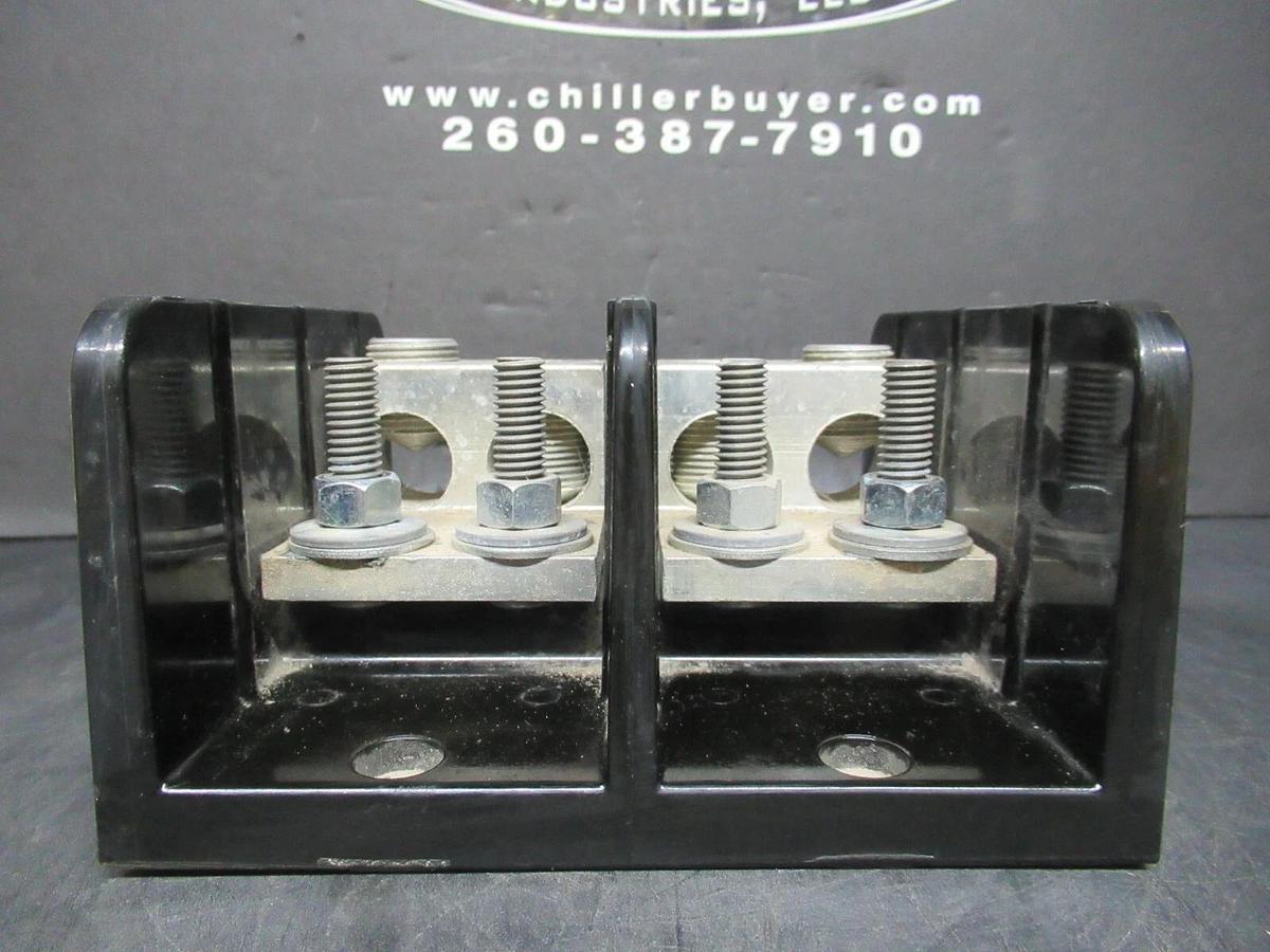 Used MARATHON TWO POLE POWER DISTRIBUTION BLOCK 1452205 1452599 600 VOLT 760 AMP