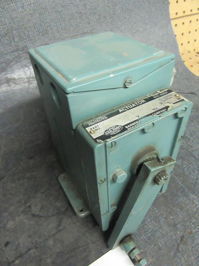 Used BARBER COLMAN ACTUATOR MP-481-129-0-2 120 VAC 1-PHASE 0.95 AMP 50 WATT