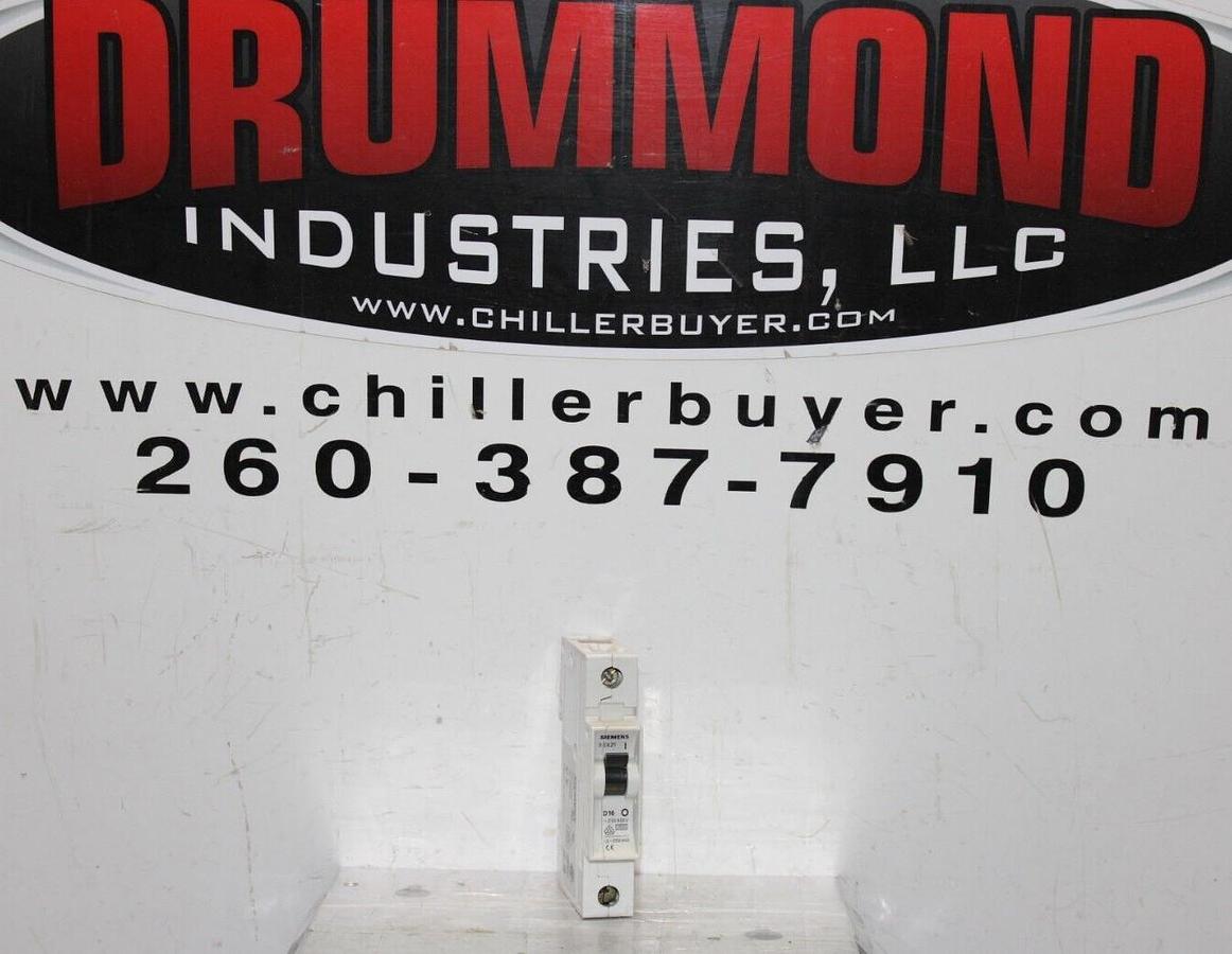 Used SIEMENS CIRCUIT BREAKER 5SX2 5SX21-D16 1-POLE 277/480 VAC **WARRANTY INCLUDED**