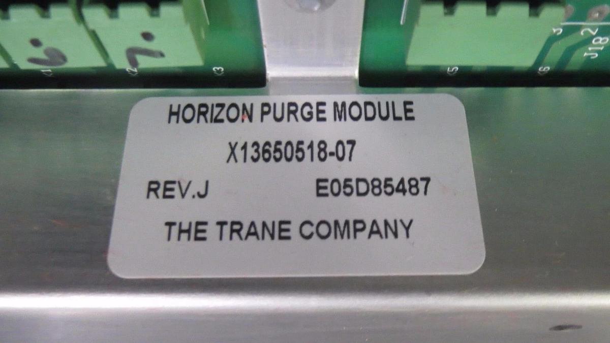 Used TRANE HORIZON PURGE MODULE  MODEL/REVISION: X13650518-07 REV J **WARRANTY**