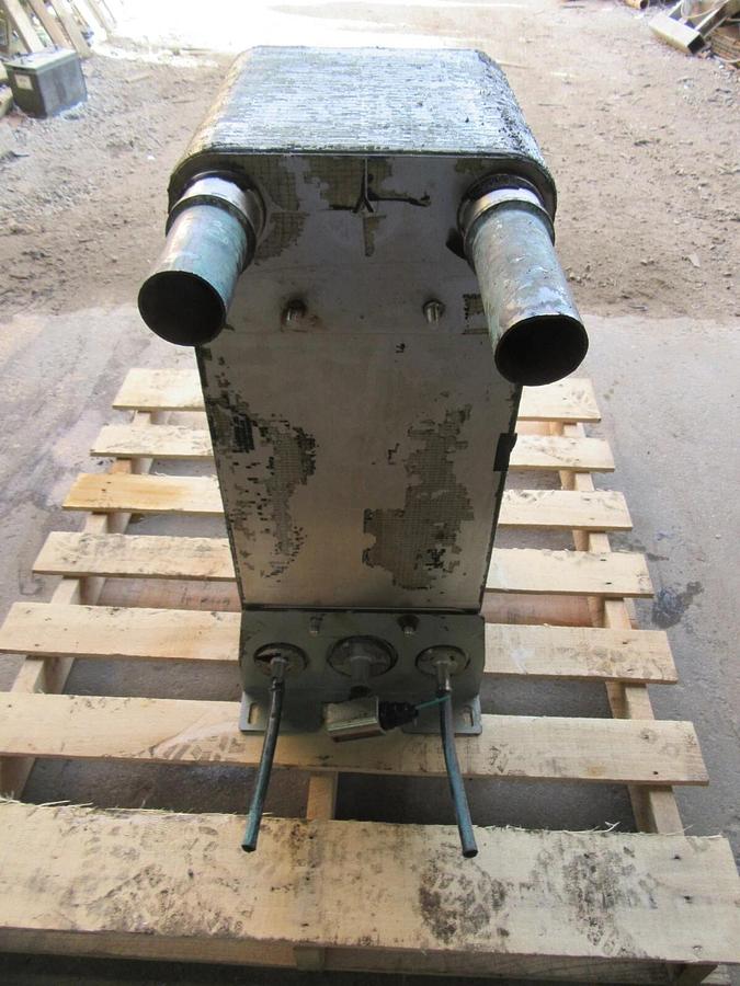 Used SWEP DP400H X 136/1P-SC-M TRUE DUAL CHILLER EVAPORATOR 316 STAINLESS 126 PLATES