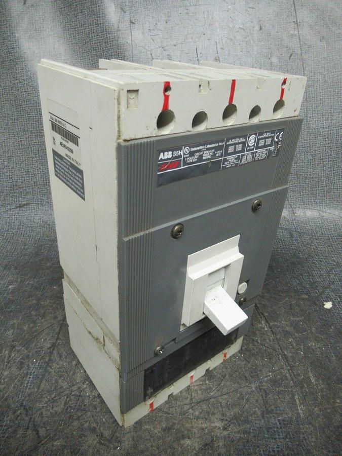 Used 400 AMP ABB BREAKER S5H 3 POLE 600VAC W/ AUXILIARY SWITCH **WARRANTY INCLUDED**