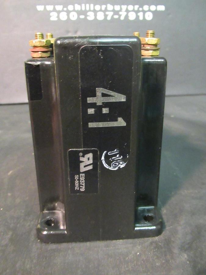 Used CUTLER HAMMER POTENTIAL TRANSFORMER 4714A56H06 RATIO 4:1 480 VAC 50/60 HZ 7.5 VA