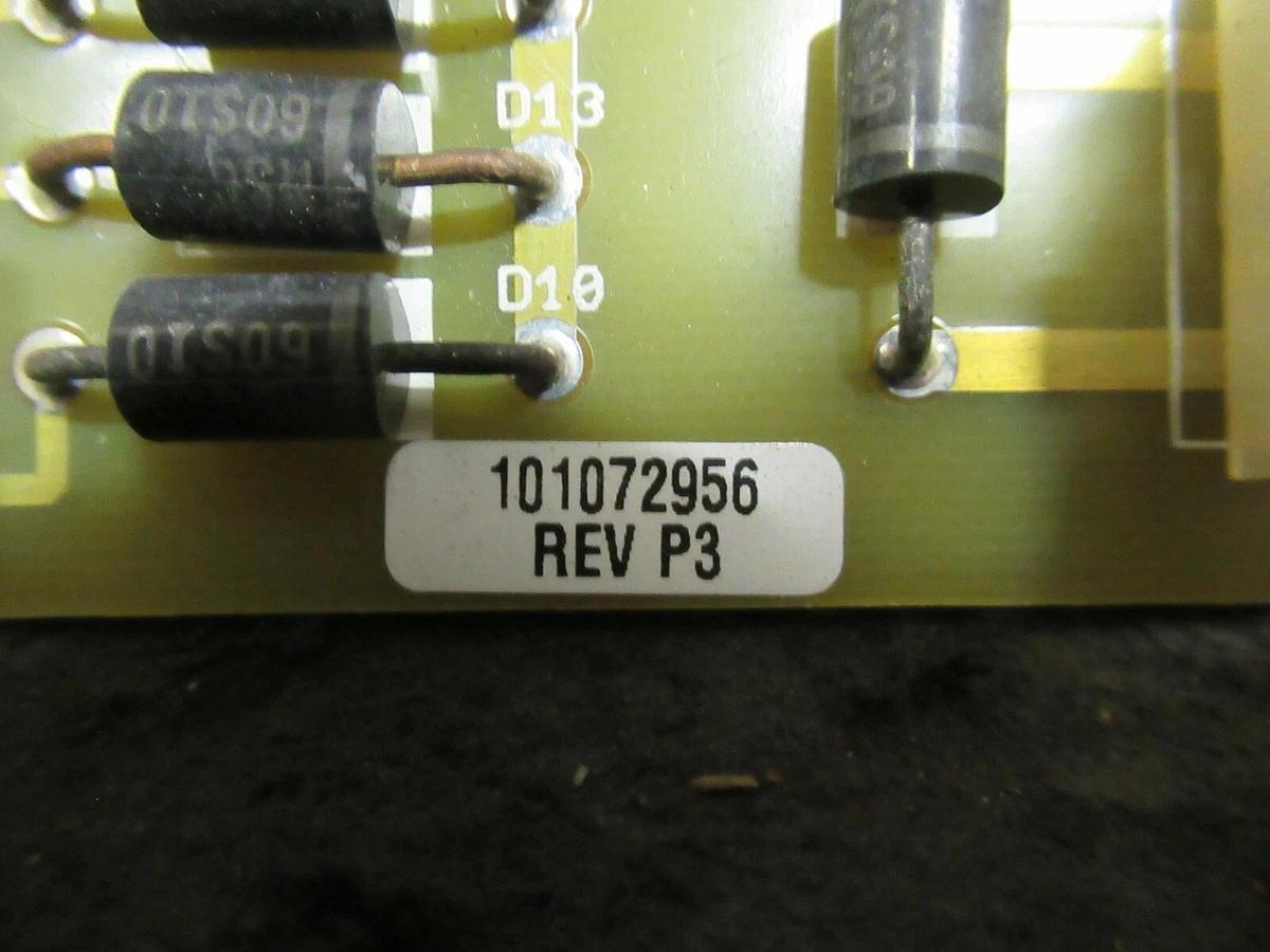 Used EXIDE 101072956 REV P3 POWER SUPPLY FAIL DETECTOR CIRCUIT BOARD 118302754 P1
