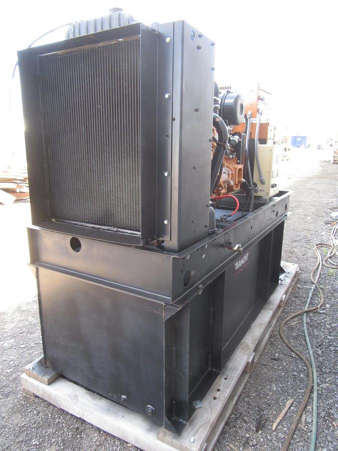 Used 60 KW DIESEL GENERATOR GENERAC 120/240 VOLT SINGLE PHASE 389 HOURS VIDEO WE SHIP