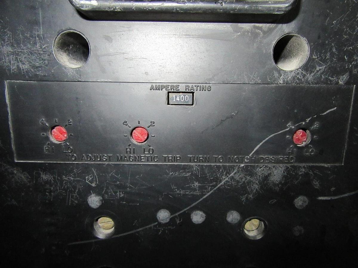 Used WESTINGHOUSE PB 2500 AMP FRAME CIRCUIT BREAKER PB32500F 3 POLE PB32500F 600 VAC