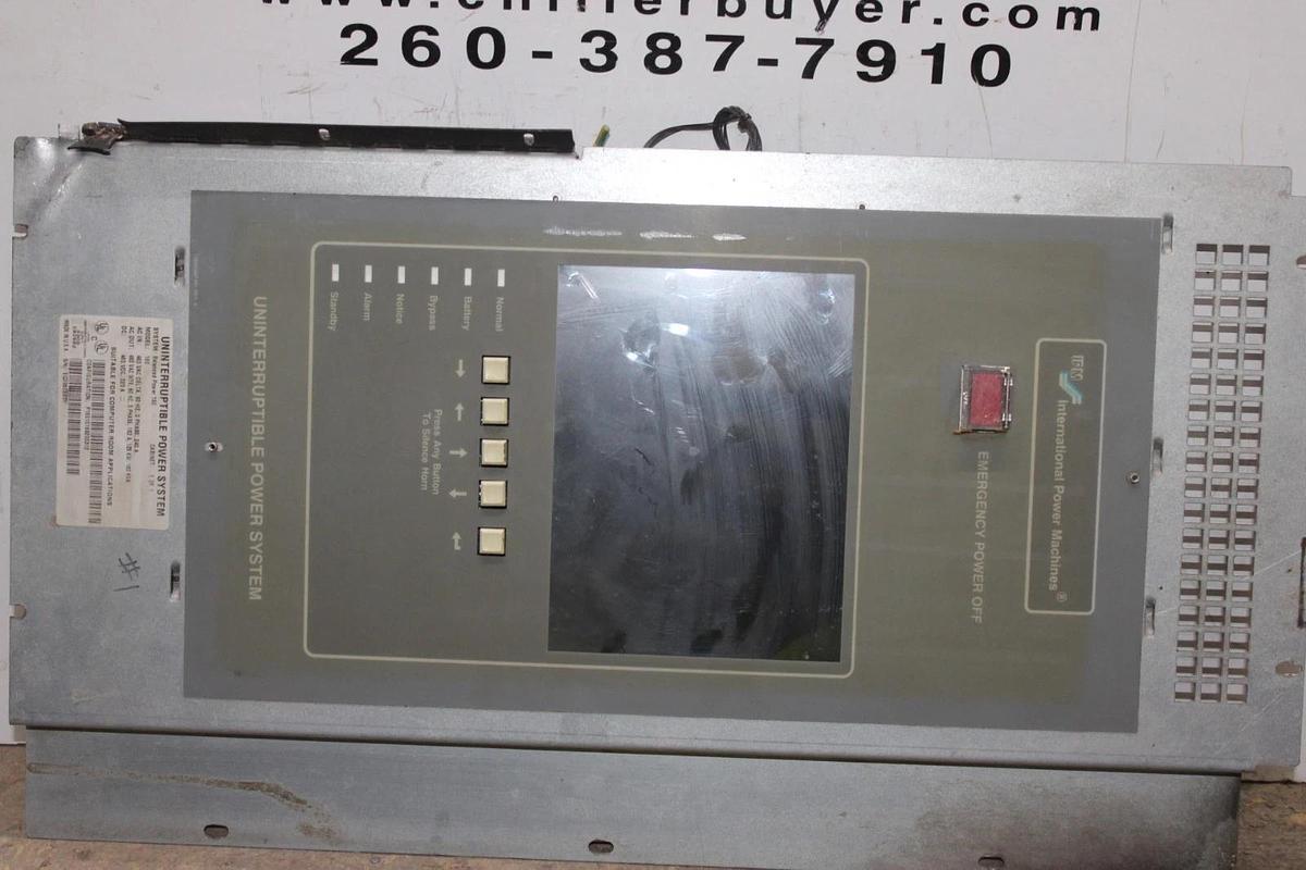 Used IPM CONTROL PANEL AND DISPLAY BALANCED POWER 160 480 VAC 240 AMP W/ 101073071