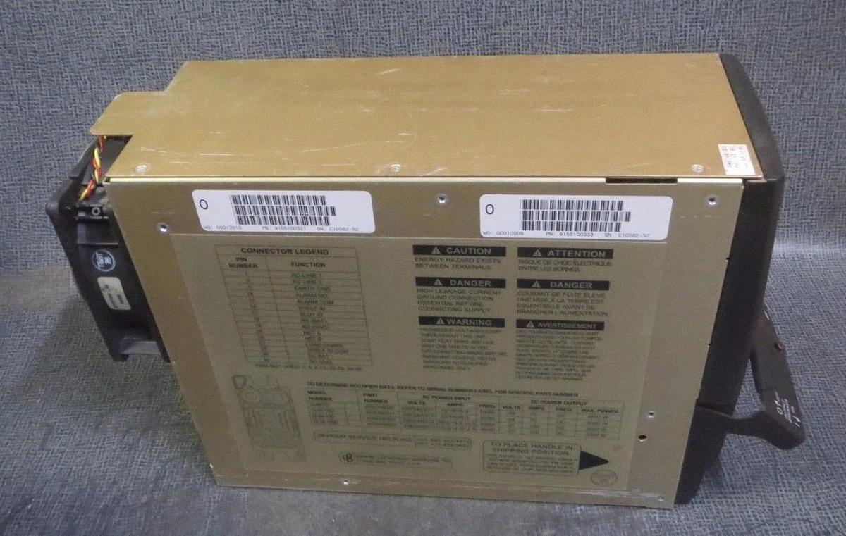 Used EMERSON / POWER CONVERSION RECTIFIER 48V 70 AMP 4000W 9155100321 G-48-70D
