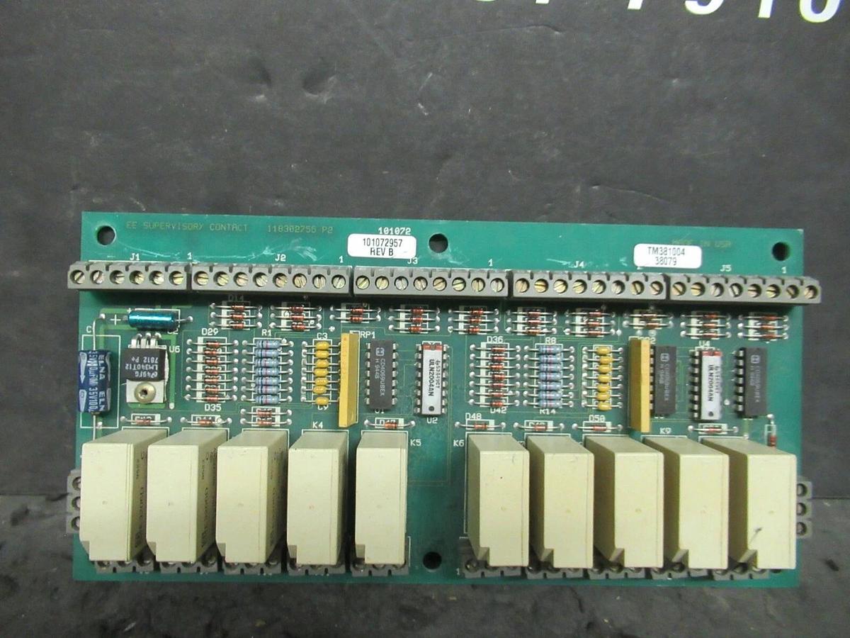 Used EXIDE EE SUPERVISORY CONTACT 118302755 P2 101072957 REV B CIRCUIT BOARD