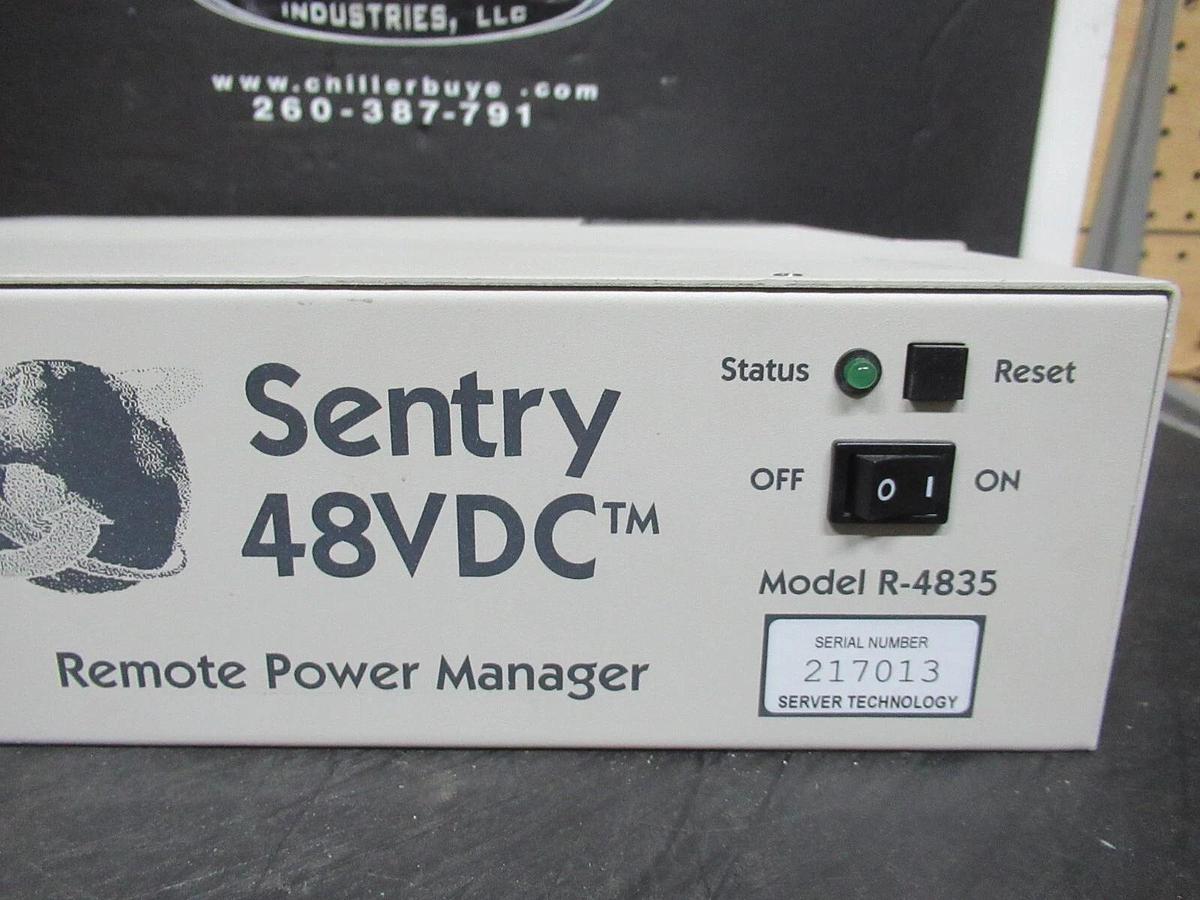 Used SERVER TECHNOLOGY SENTRY REMOTE POWER SAVER R-4835-0-4 48 VDC 100 AMP