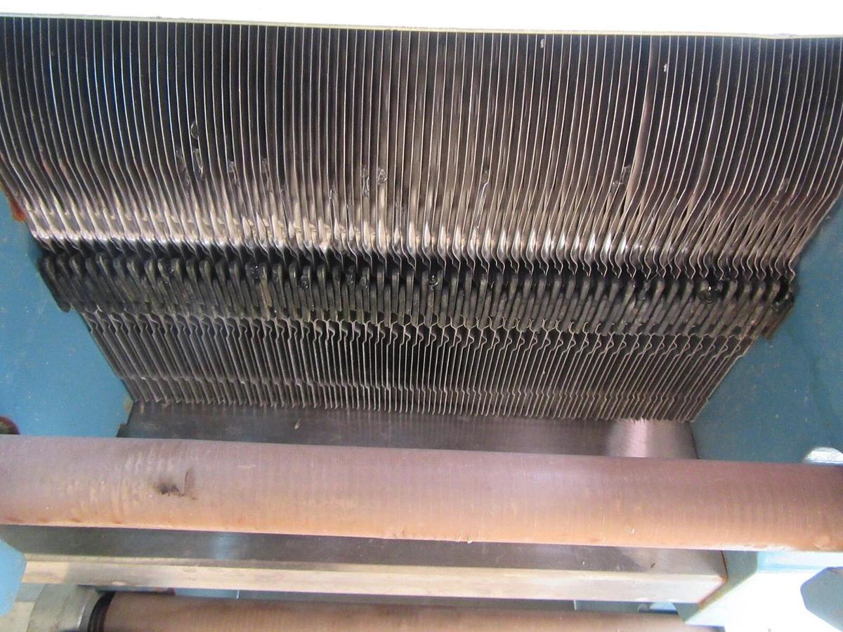 Used 687 SQ FT ALFA LAVAL PLATE AND FRAME HEAT EXCHANGER M15-BFG 105 PLATES MFG 1996