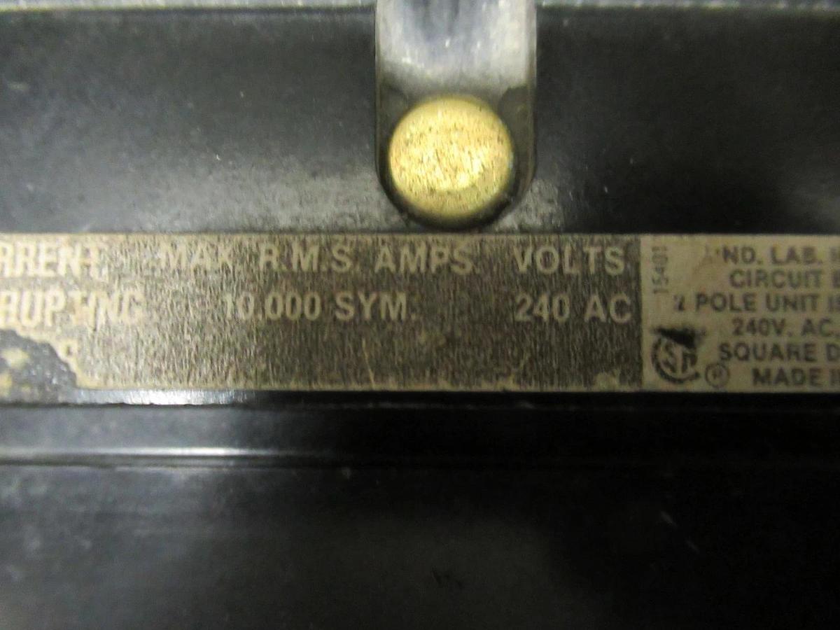 Used SQUARE D I LINE BREAKER FA22070AB 70A 240VAC W/ LUGS **WARRANTY INCLUDED**