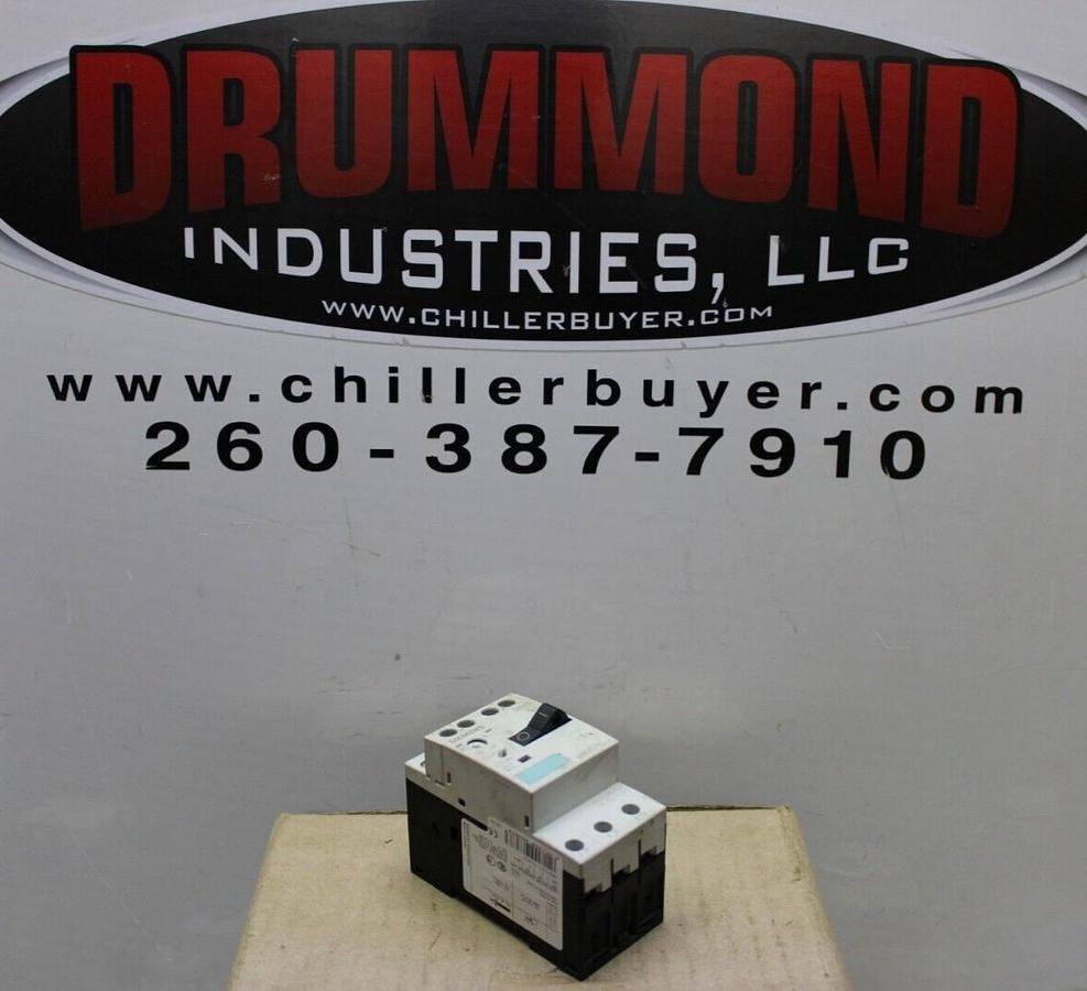Used SIEMENS MANUAL MOTOR STARTER 3RV1011-1GA10 600 VAC 6.3 AMP 5HP **WARRANTY**