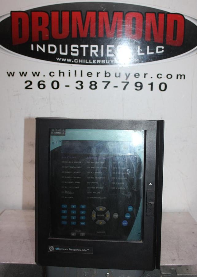 Used GENERAL ELECTRIC GENERATOR MANAGEMENT RELAY 489-P5-HI-A20 *TESTED*