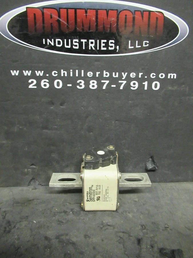 Used 1 BUSS SEMITRON SPP-6E600 600 AMP 700 V FUSE BUSSMANN COOPER INDUSTRIES WARRANTY