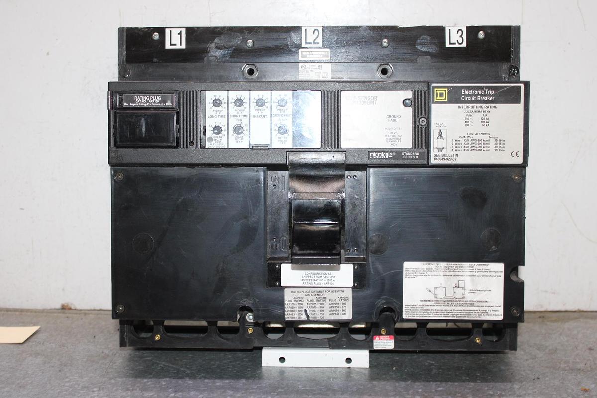 Used SQUARE D MCC DISCONNECT SWITCH HU200-4MC5 MODEL 5