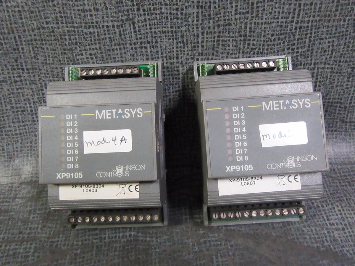 Used (1) JOHNSON CONTROLS METASYS XP-9105-8304 EXPANSION MODULE L0803  **WARRANTY**