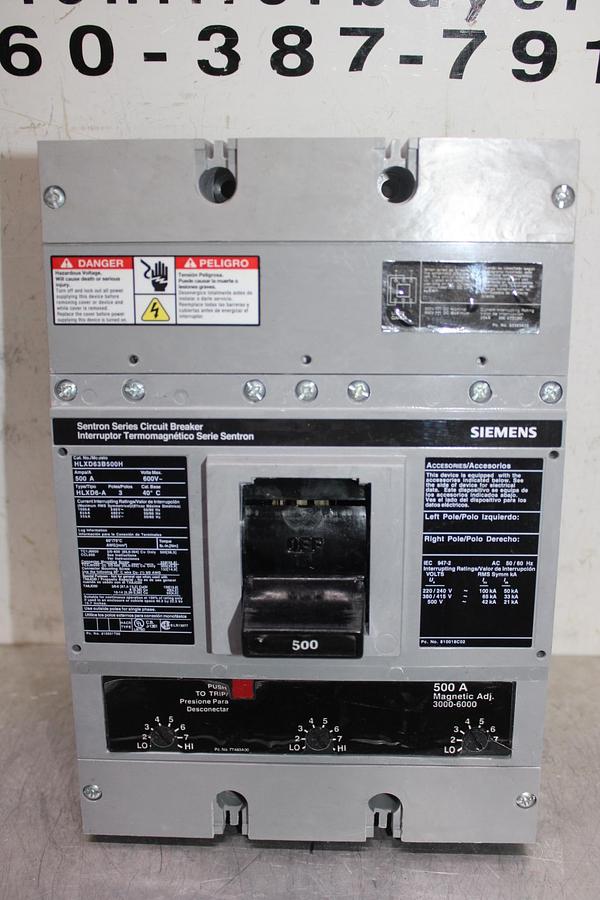 Used MERLIN GERIN MULTI9 CIRCUIT BREAKER C60 D4A 415 VAC 4 AMP 2-POLE