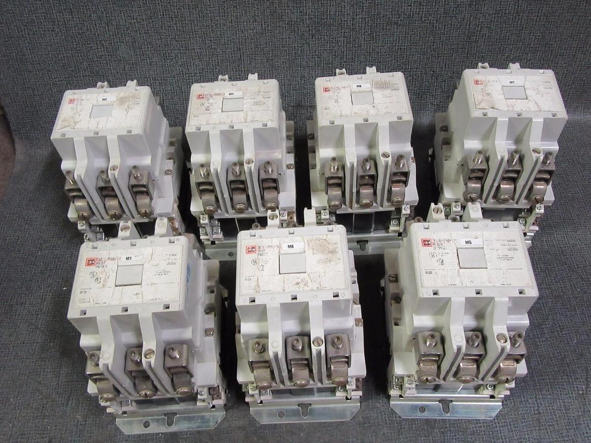 Used (1) CUTLER HAMMER A201KECA-J1 CONTACTOR SIZE E 120 AMP 600V 3 PHASE 110-120V