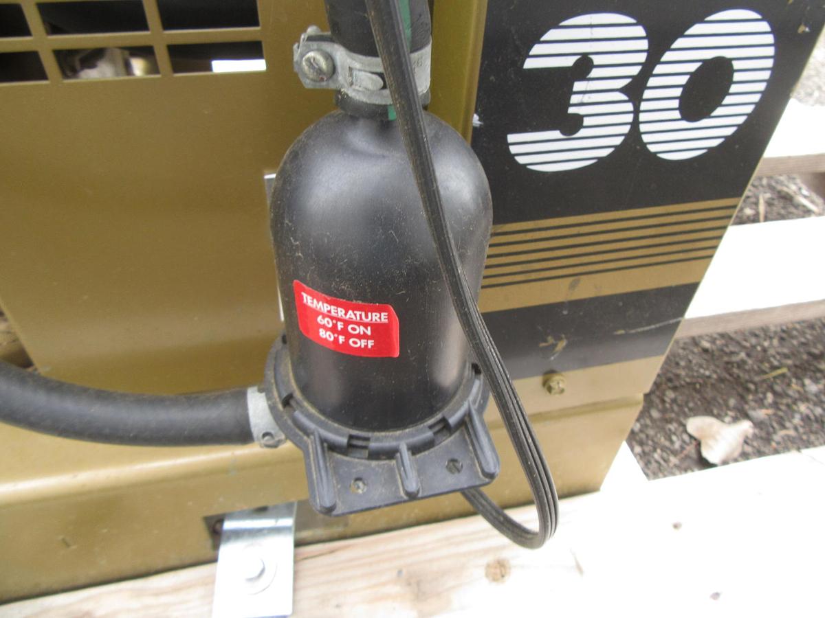 Used 30 KW 33KW DIESEL GENERATOR KOHLER 120/240V CUMMINS 4B 12-LEAD RECONNECTABLE