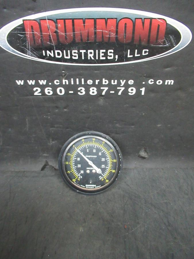 Used MARSH DIFFERENTIAL PRESSURE GAUGE KM03BC932 30 PSI 210 kPA B689-2 ISS B