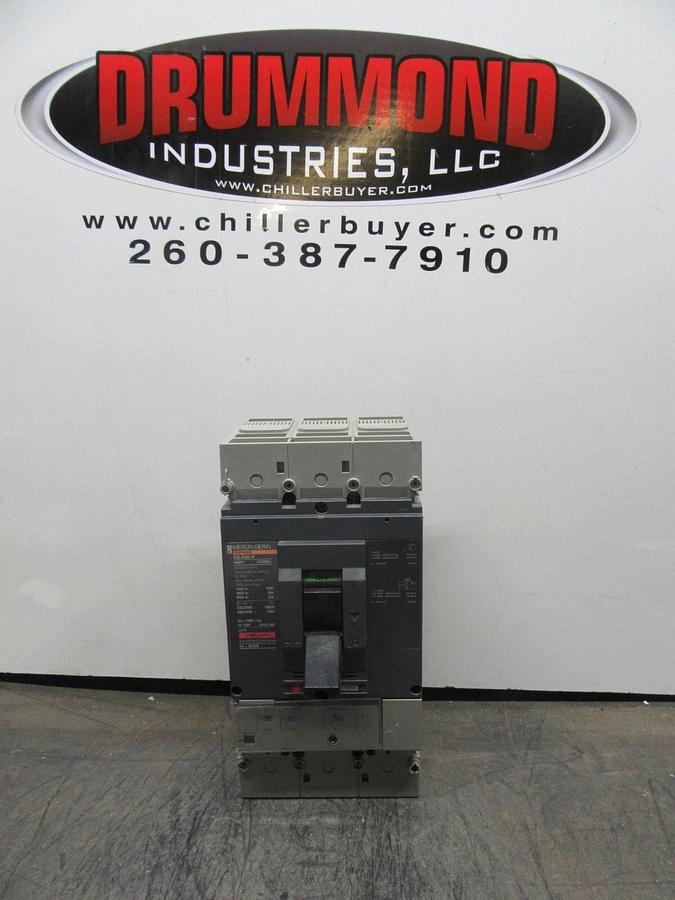 Used MERLIN GERIN COMPACT CIRCUIT BREAKER NSJ600H 240/600 AMP 600 VOLT 3-POLE 3-PHASE