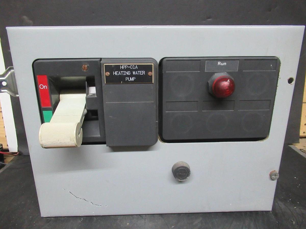 Used CUTLER HAMMER MOTOR STARTER CONTROL BUCKET 2100 12" NEMA SIZE 1 A200M1CACP 7 AMP