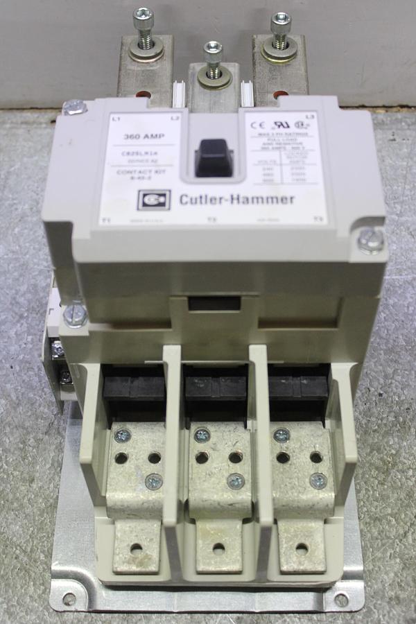 Used CUTLER HAMMER CONTACTOR C825LN1 600 VAC 360 AMP 3-POLE 3-PHASE