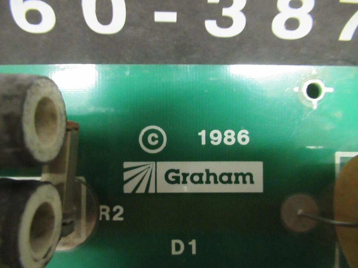 Used GRAHAM 02763523 REV E CHOPPER SNUBBER PCB CIRCUIT BOARD 02-7635-23 35-0746-00 F