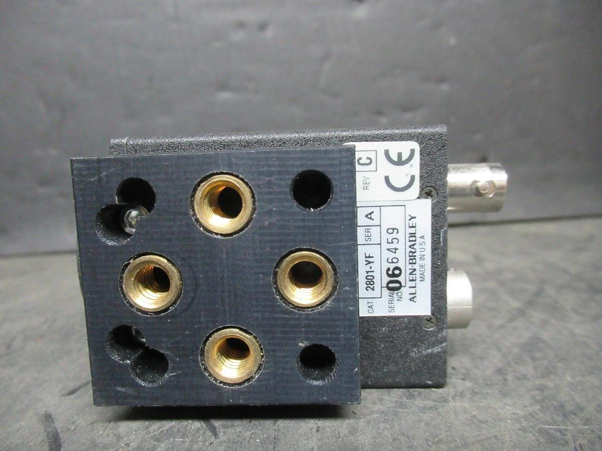 Used ALLEN BRADLEY MACHINE VISION CAMERA 2801-YF SER. A **WARRANTY INCLUDED**